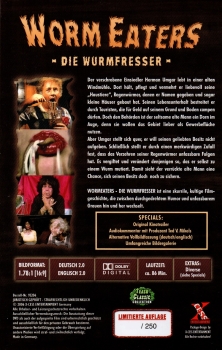 Worm Eaters- Die Wurmfresser - Eine Wurmkur der besonderen Art - Große Hartbox von X-Cess Entertainment - Uncut Limited Edition - (Trash Classic Collection #6)